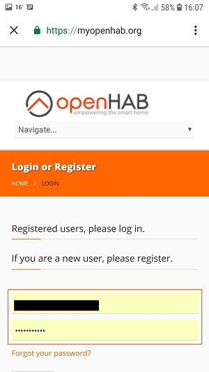 openHAB Google App