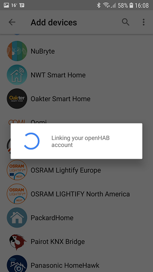 openHAB Google App